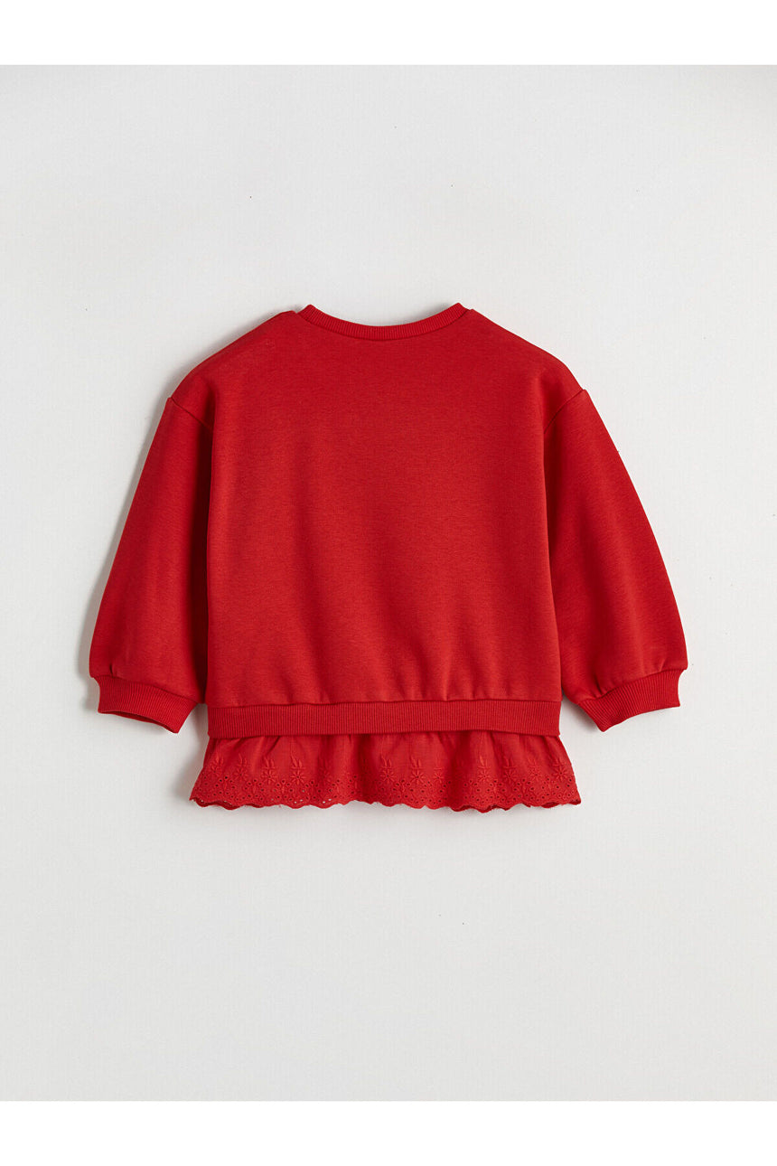 LC Waikiki Çocuk Sweatshirt W5NI45B1 - Kırmızı