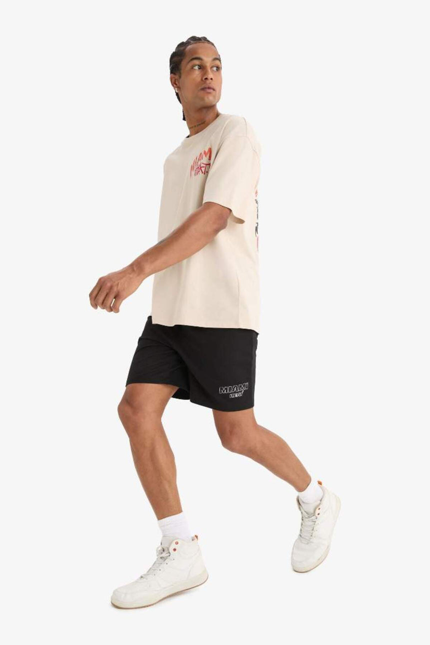 Defacto Erkek Knitted Short B9915Ax - Siyah