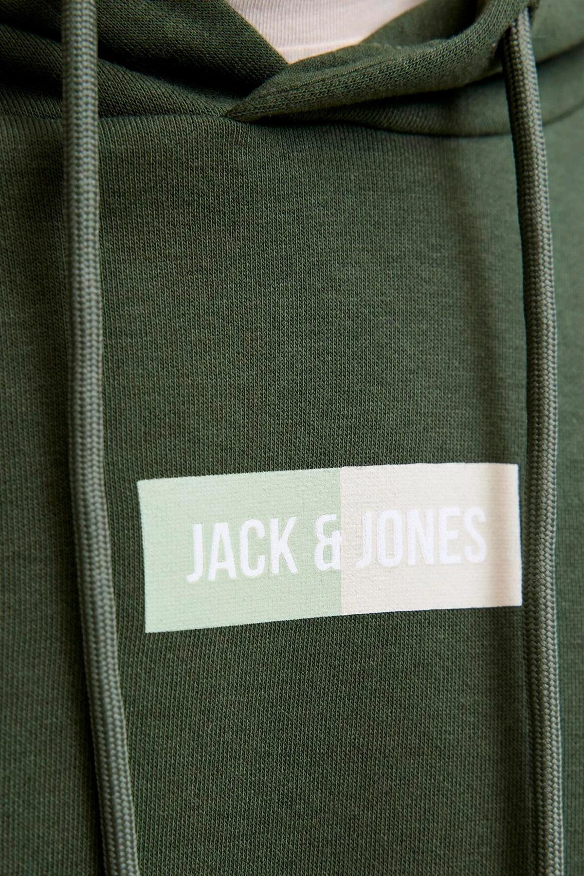 Jack & Jones Erkek Sweatshirt 12278618 - Koyu Yeşil
