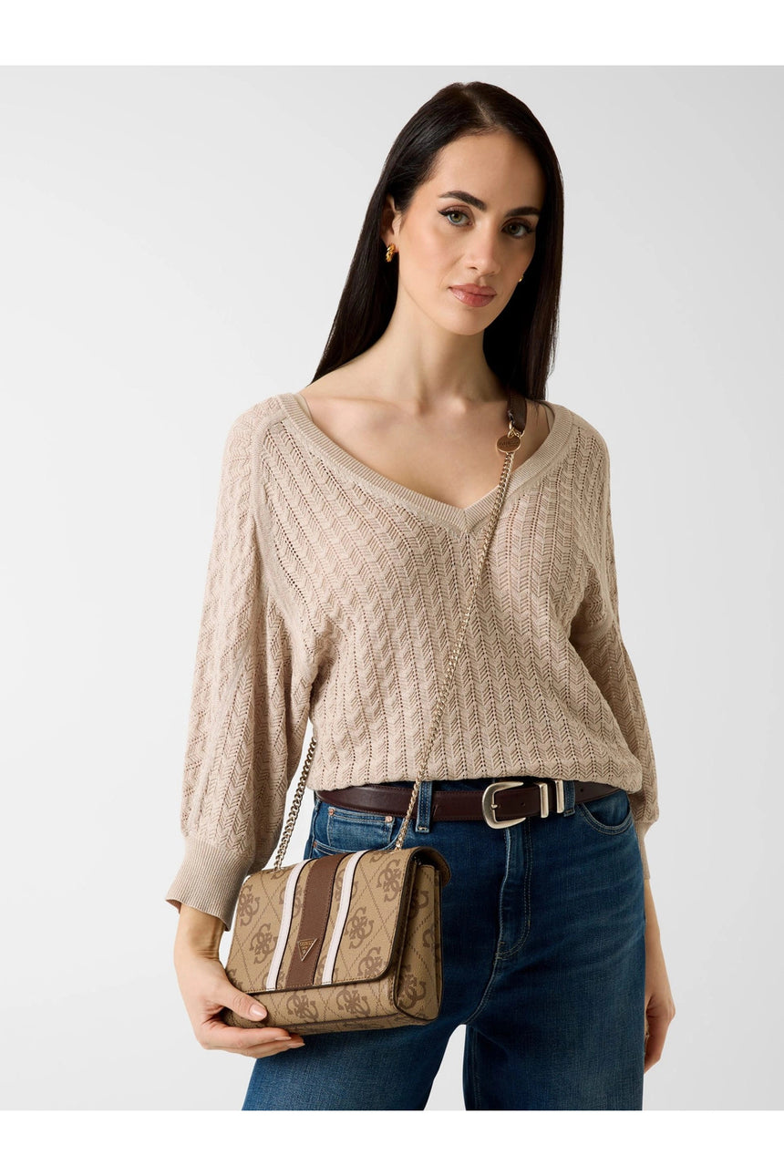 GUESS KADIN NOELLE II CNVRTBLE X HWSS9672210 - Kahverengi