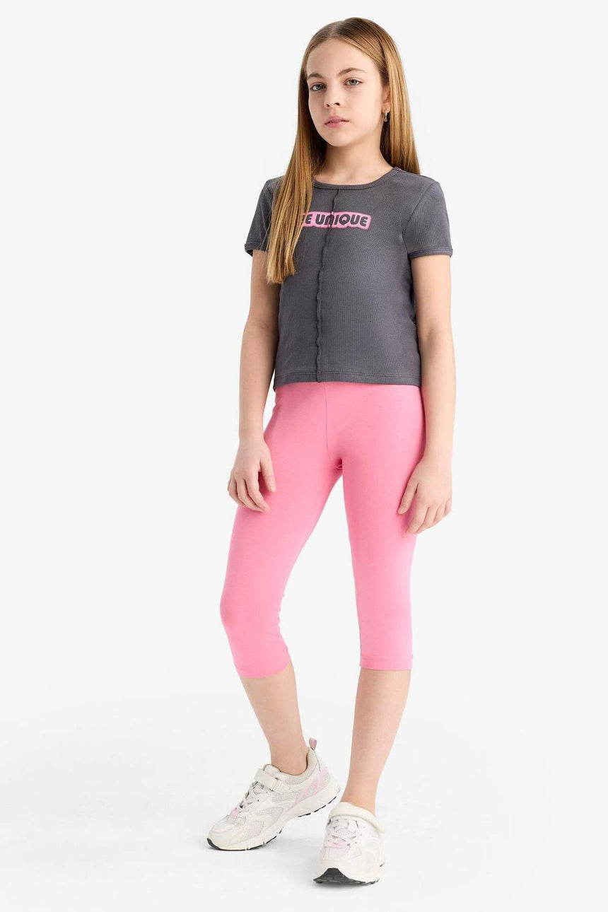 Defacto Çocuk Leggings B5656A8 - Pembe