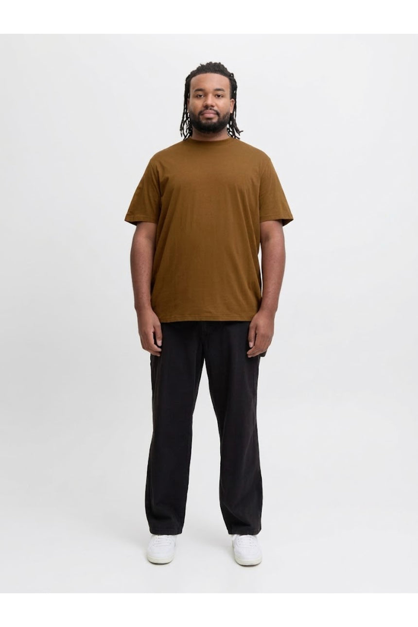 JACK&JONES JJEBRADLEY TEE SS NOOS PLS 12250623 - Kahverengi/ Turuncu