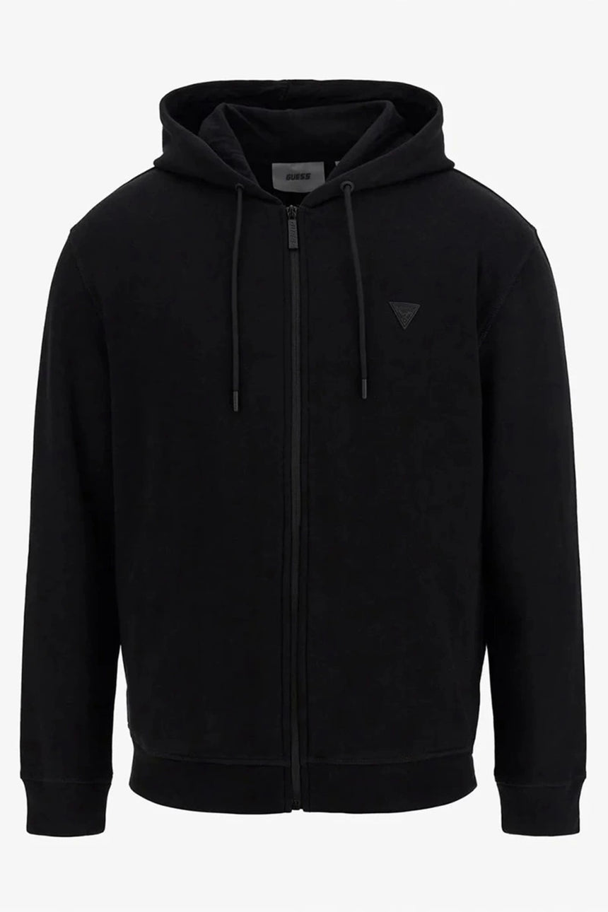 GUESS ERKEK ALDWIN ZIP HOODED SW Z2YQ28K9V31 - Siyah