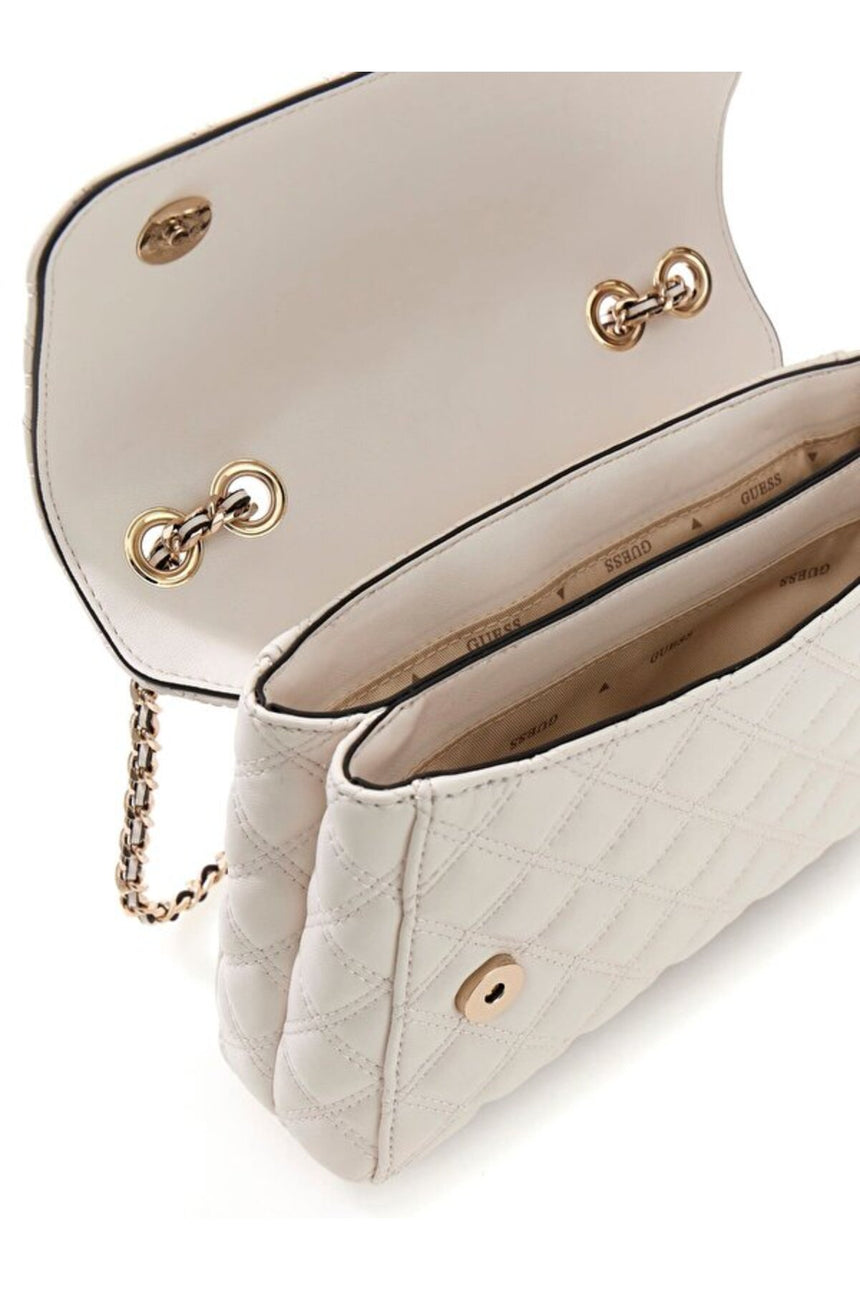 GUESS KADIN GIULLY II 2 COMP CNV HWQG9673200 - Kırık Beyaz/ Ekru