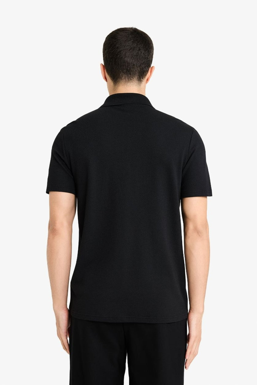 Defacto Erkek Short Sleeve Polo T-Shirt M6609AZ - Siyah