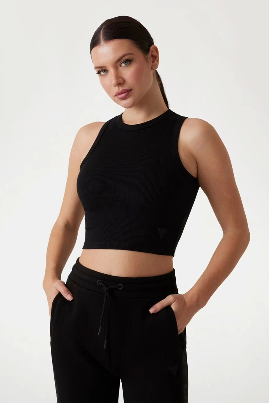 GUESS KADIN EDIE TANK TOP V3GP19K8RT2 - Siyah