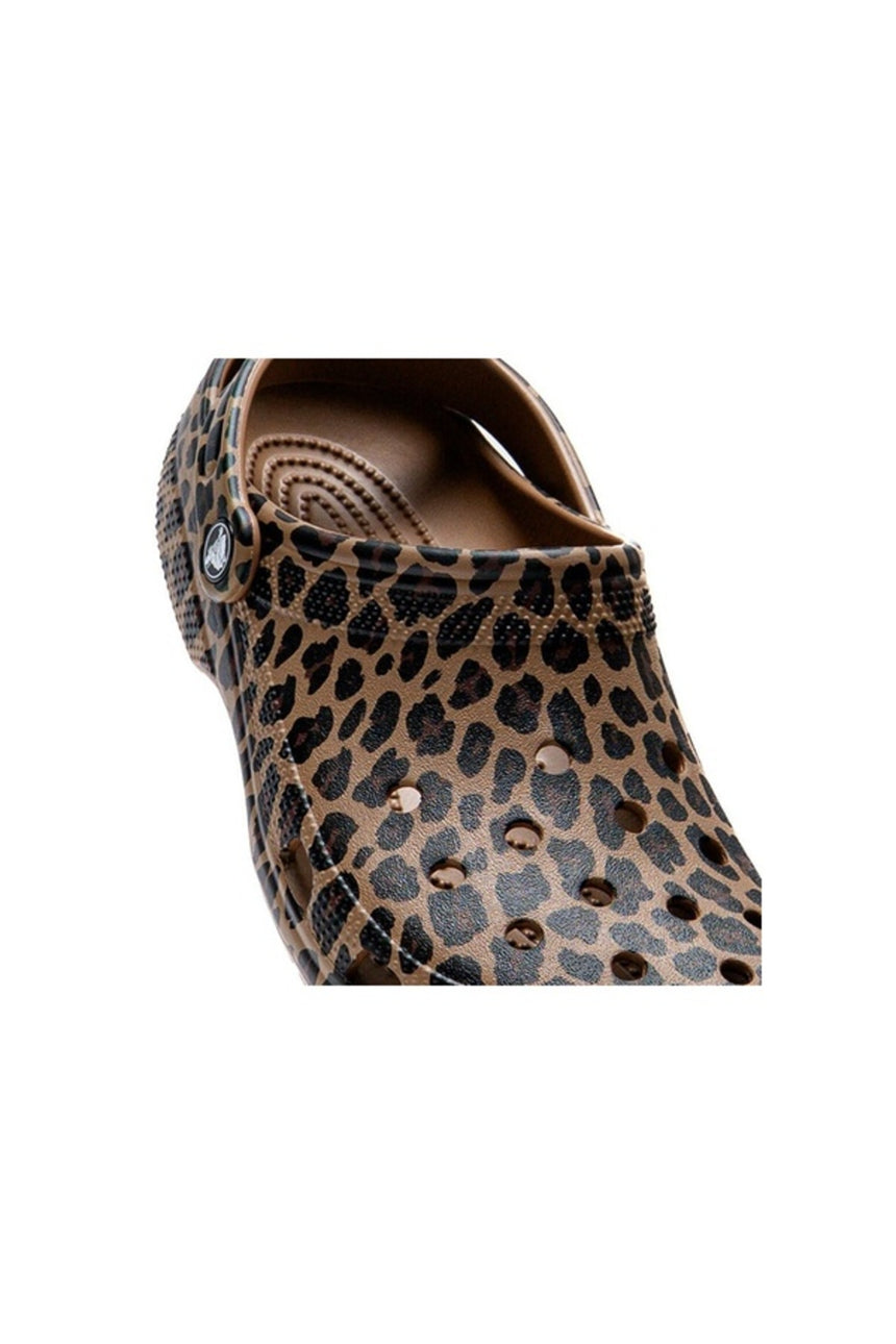 CROCS UNISEX Classic Animal Clog 211800 - Kahverengi/ Leopar