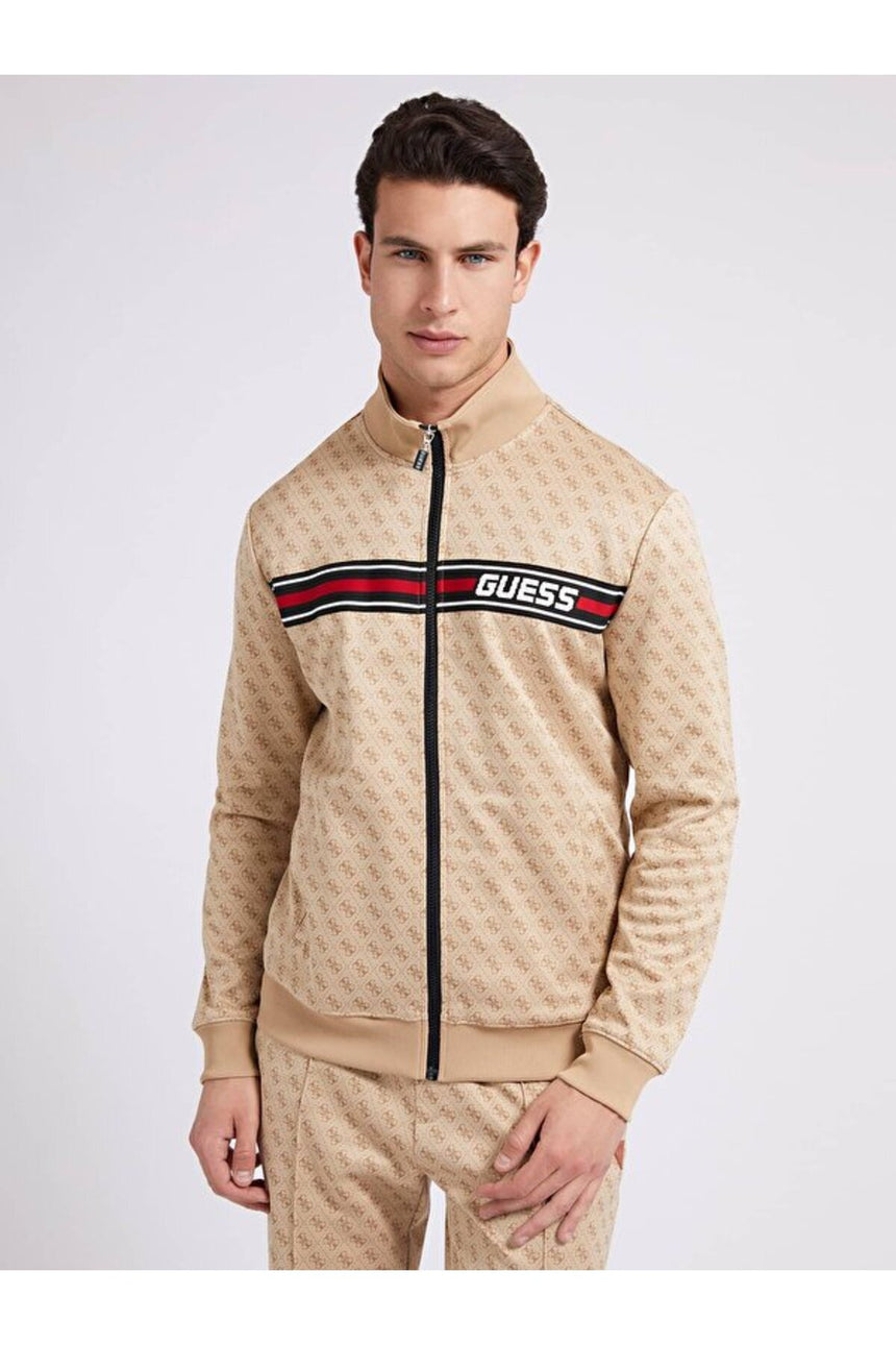 GUESS ERKEK KORBIN FULL ZIP TRAC Z2BQ06K7122 - Bej