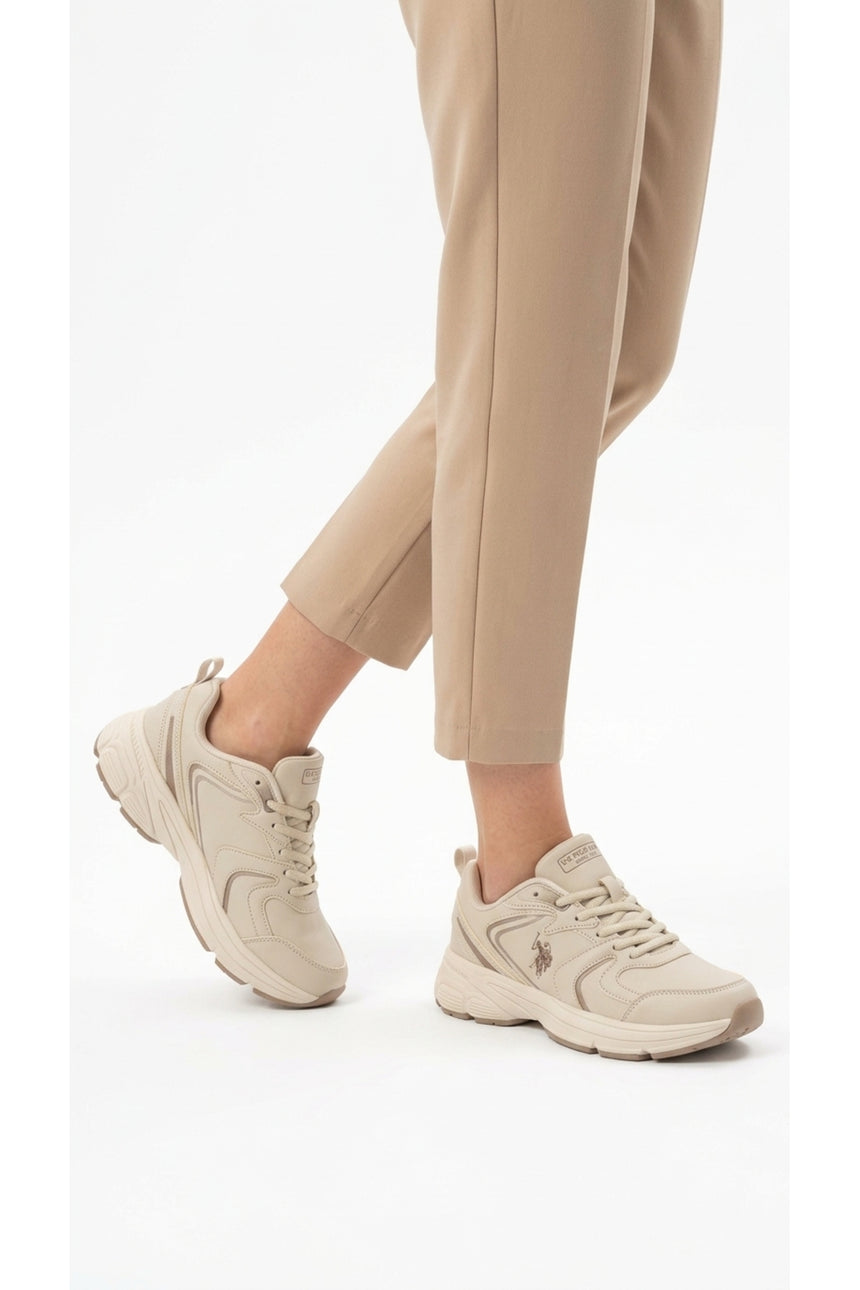 U.S. Polo Assn. Solen Kadın Sneaker - Bej