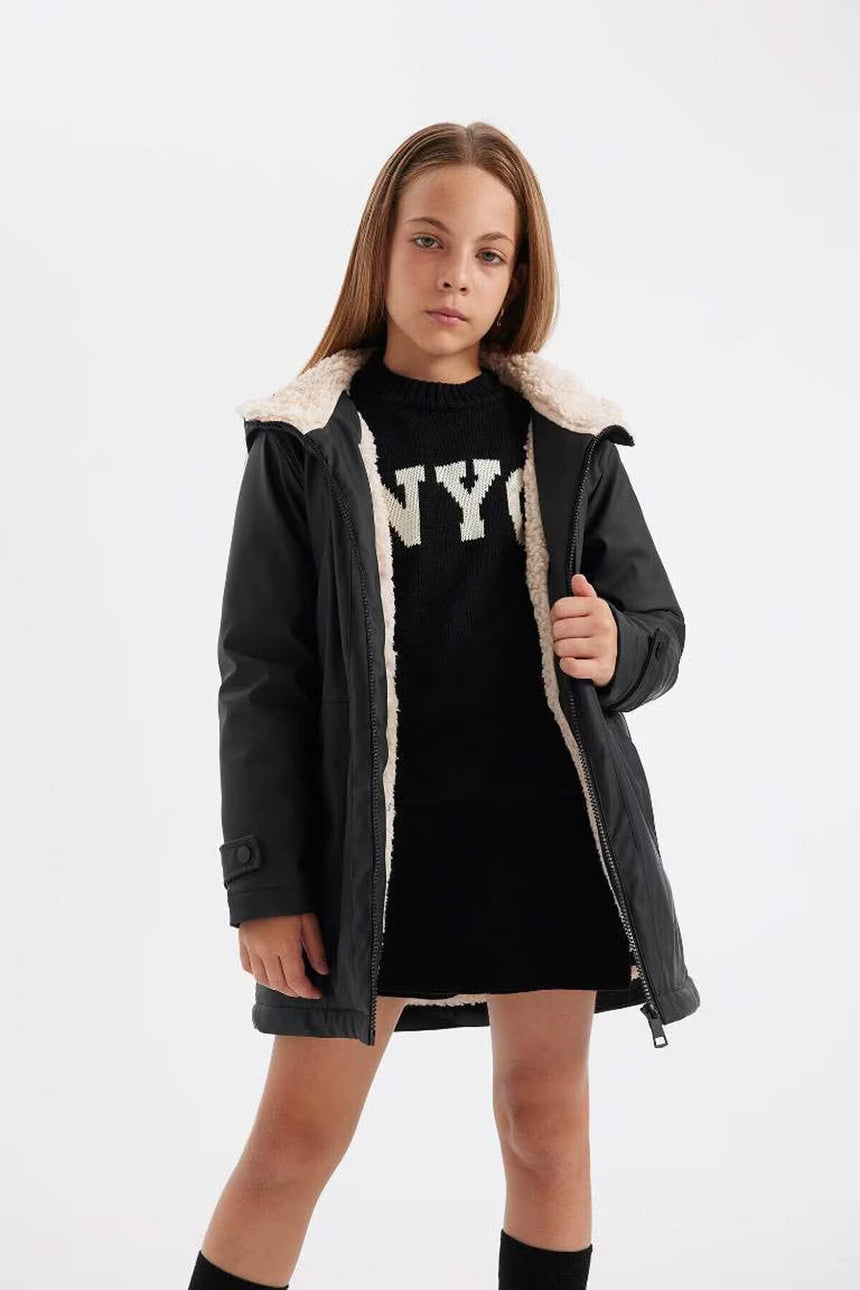 Defacto Çocuk Raincoat C5229A8 - Siyah