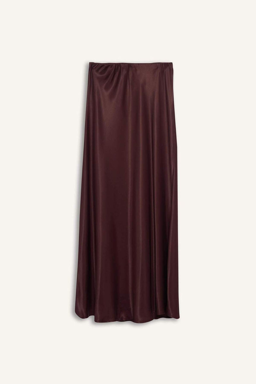 Defacto Kadın Woven Skirt B1867Ax - Bordo