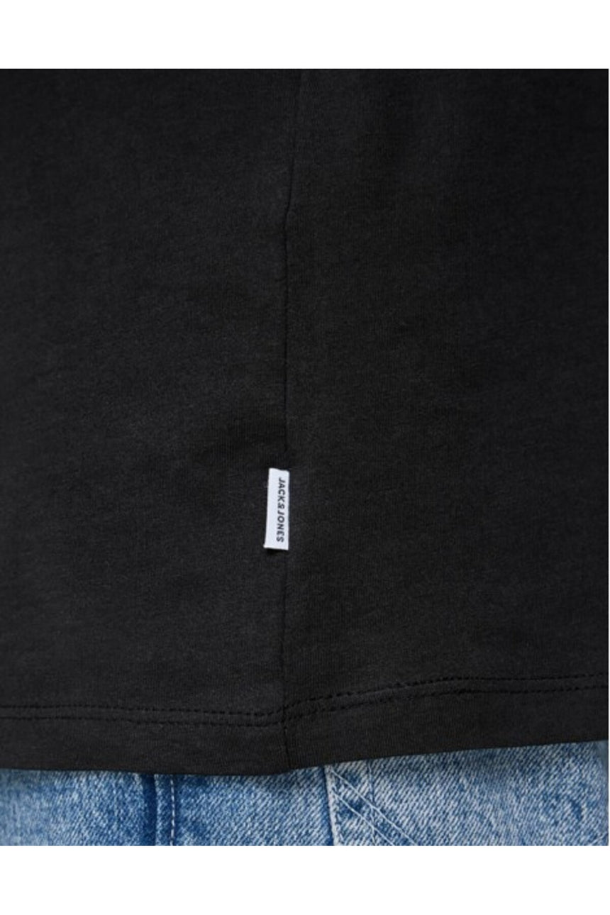 JACK&JONES JJEORGANIC BASIC TEE SS O-NECK NOOS 12156101 - Siyah