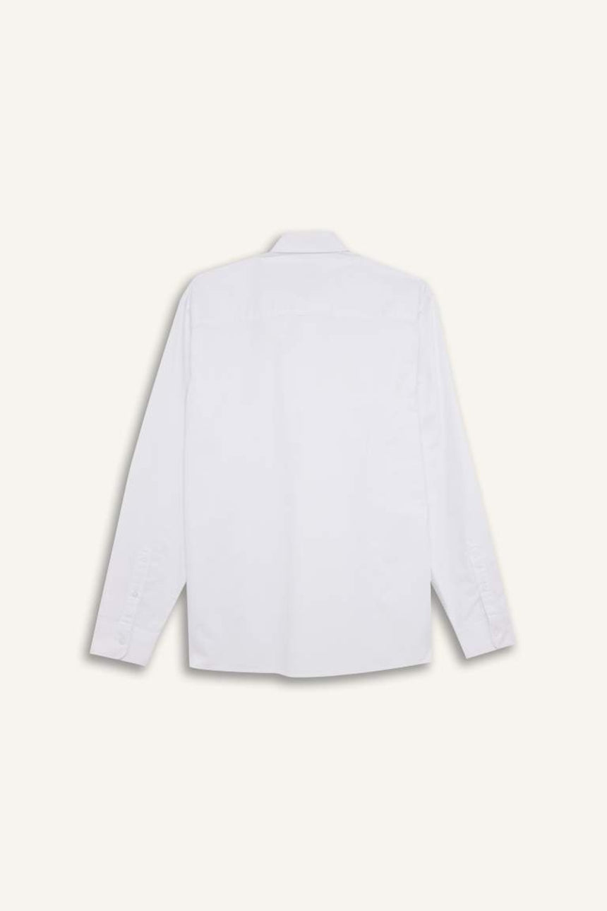 Defacto Erkek Long Sleeve Shirt A8028AX - Beyaz