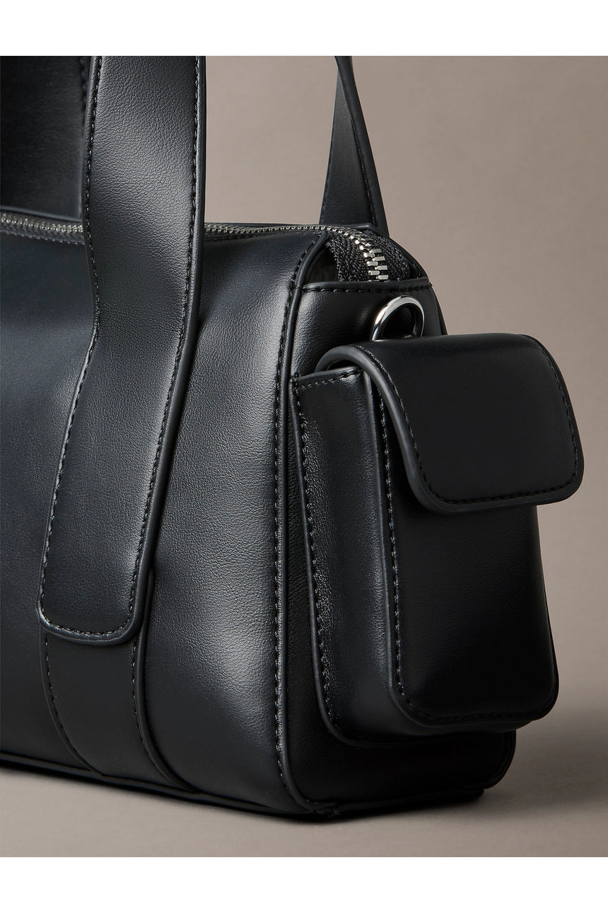 Calvin Klein Kadın WEBBING STRAP POCKET BAG LV04F3291G - Siyah