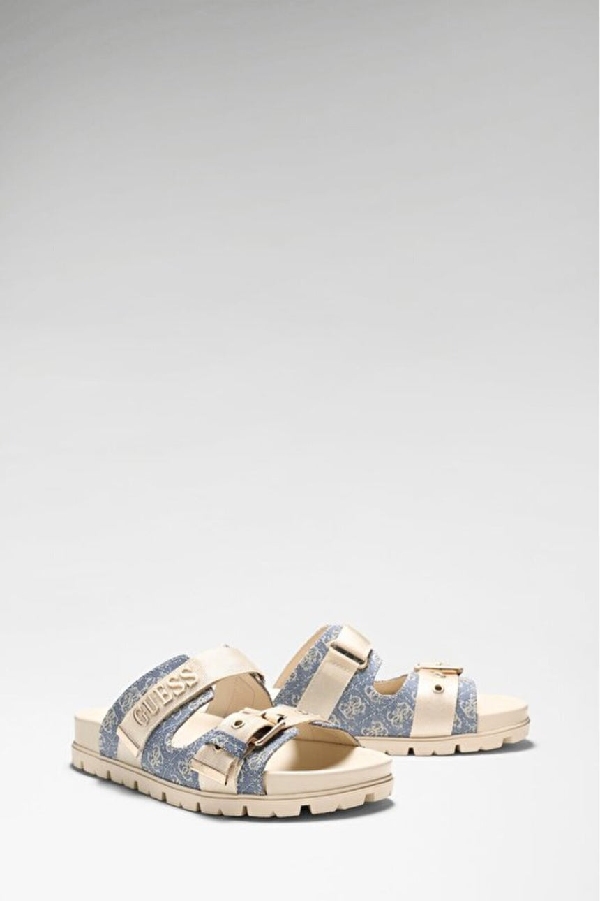 Guess Faxona2 Kadın Sandalet FLTFX2FAB03 - Krem