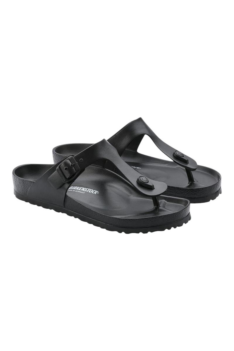 Sporline Birkenstock Gizeh EVA siyah erkek parmak arası terlik, hafif ve suya dayanıklı tasarım