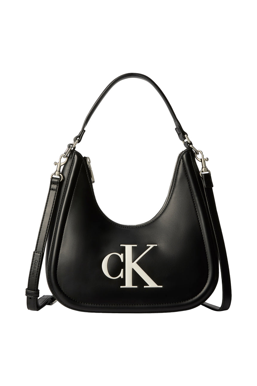 Calvin Klein Kadın BOLD CK SMALL CRESCENT BAG LV04F3561G - Siyah