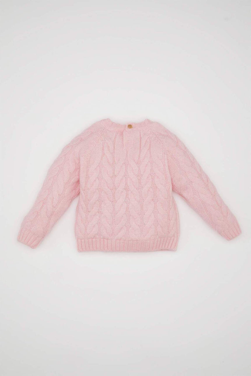 DeFacto Çocuk Kazak D0354A5 - Açık Pembe
