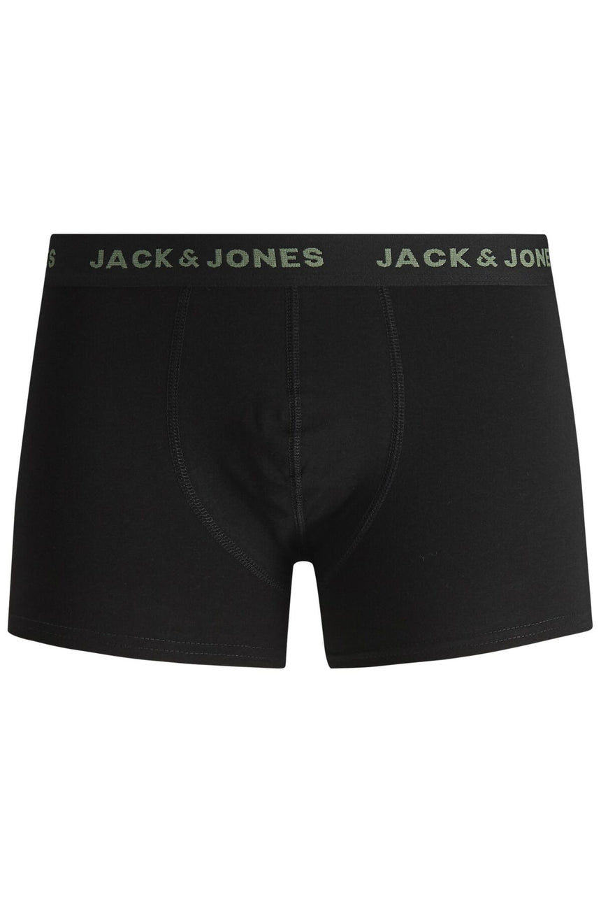JACK&JONES JACBASIC TRUNKS 7 PACK NOOS PLS 12268845 - Siyah
