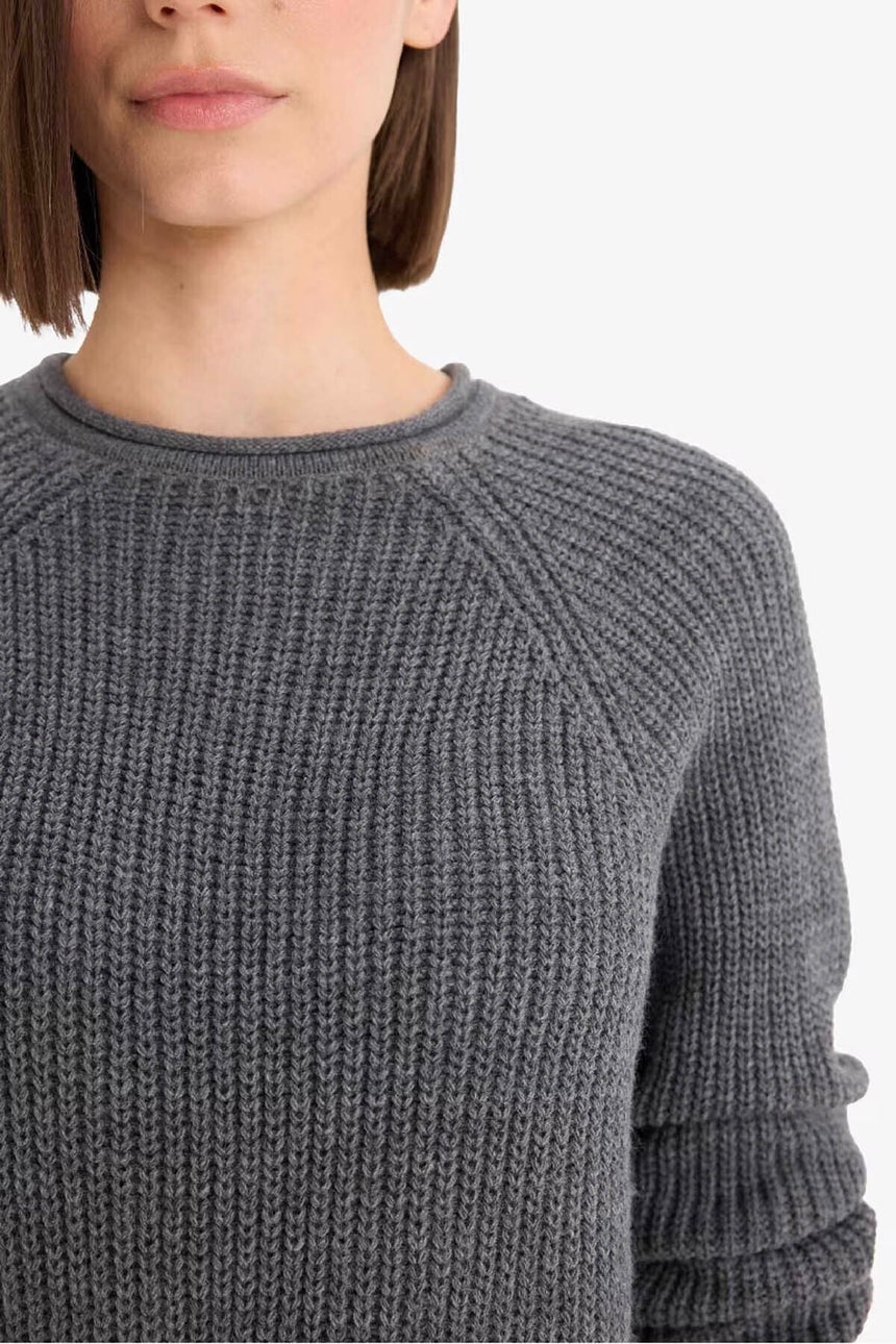 Defacto Kadın Pullover L2567Az - Antrasit