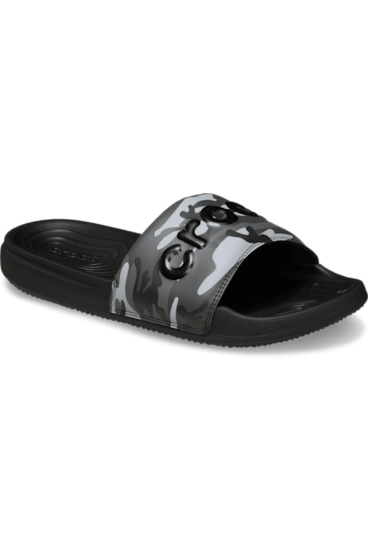 Crocs All Day Camouflage Slide Erkek Terlik 211863 - Siyah/Yeşil