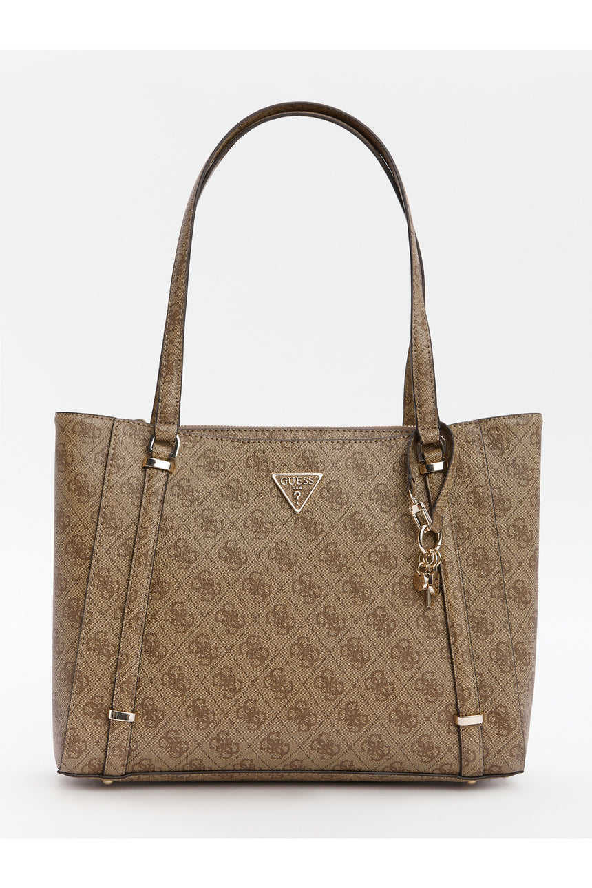 GUESS KADIN ECO ERICA ELITE TOTE HWESG951023 - Açık Bej/ Kahverengi