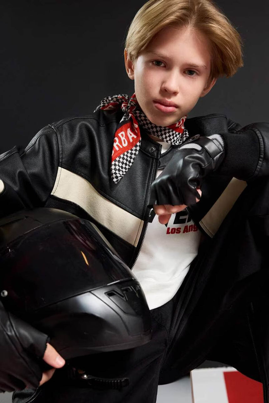 Defacto Çocuk Pu Mont C4322A8 - Siyah