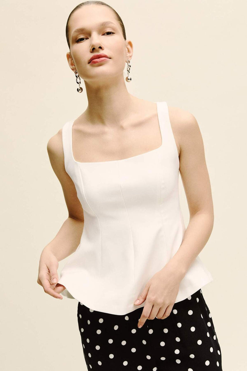 Defacto Kadın Sleeveless Blouse H1571AX - Ekru