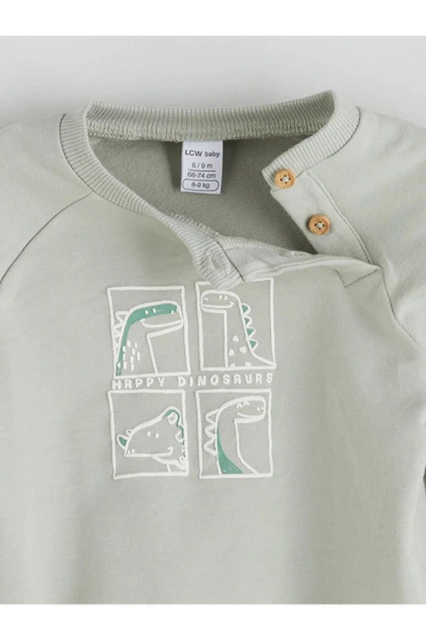 LC Waikiki Çocuk Bebek Takımı W5GF26D1 - Açık Yeşil