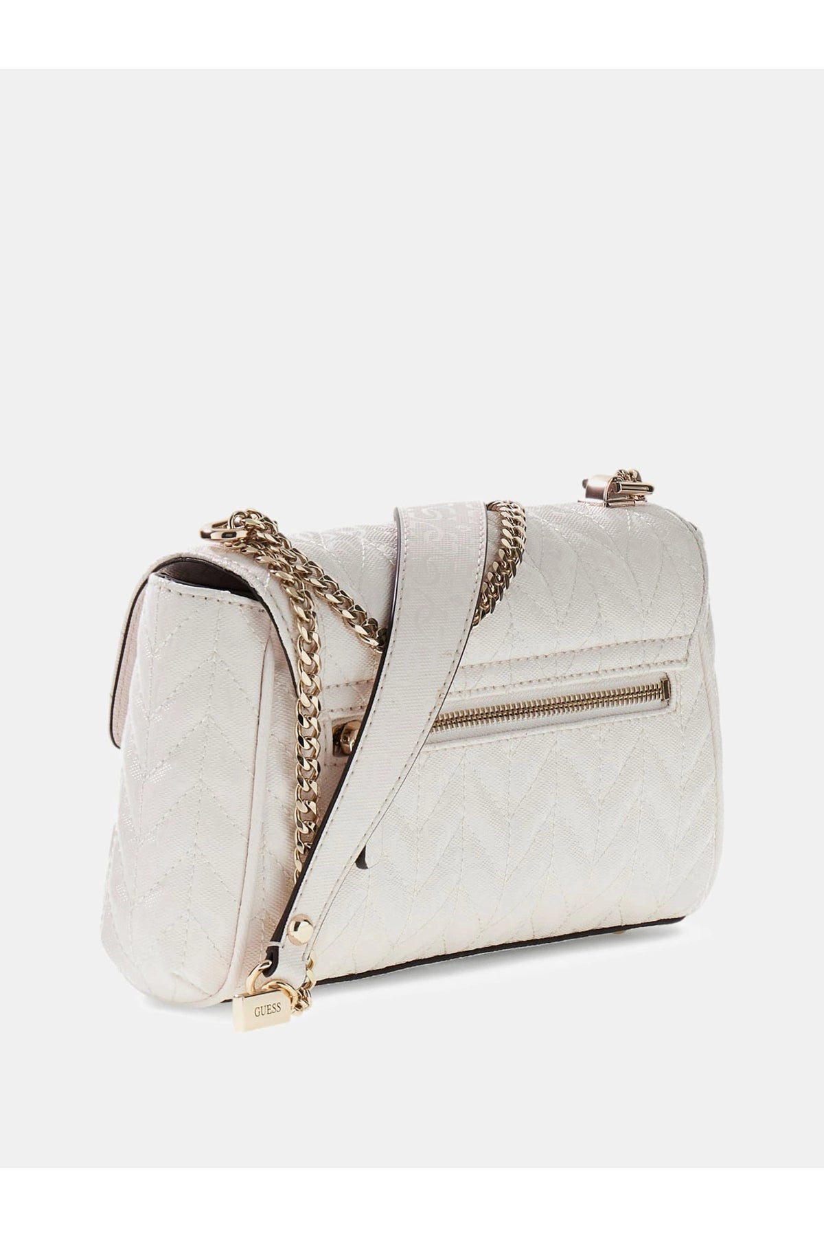 Guess Stacey Kadın Portföy Çanta HWGG9741210 - Kırık Beyaz / Ekru