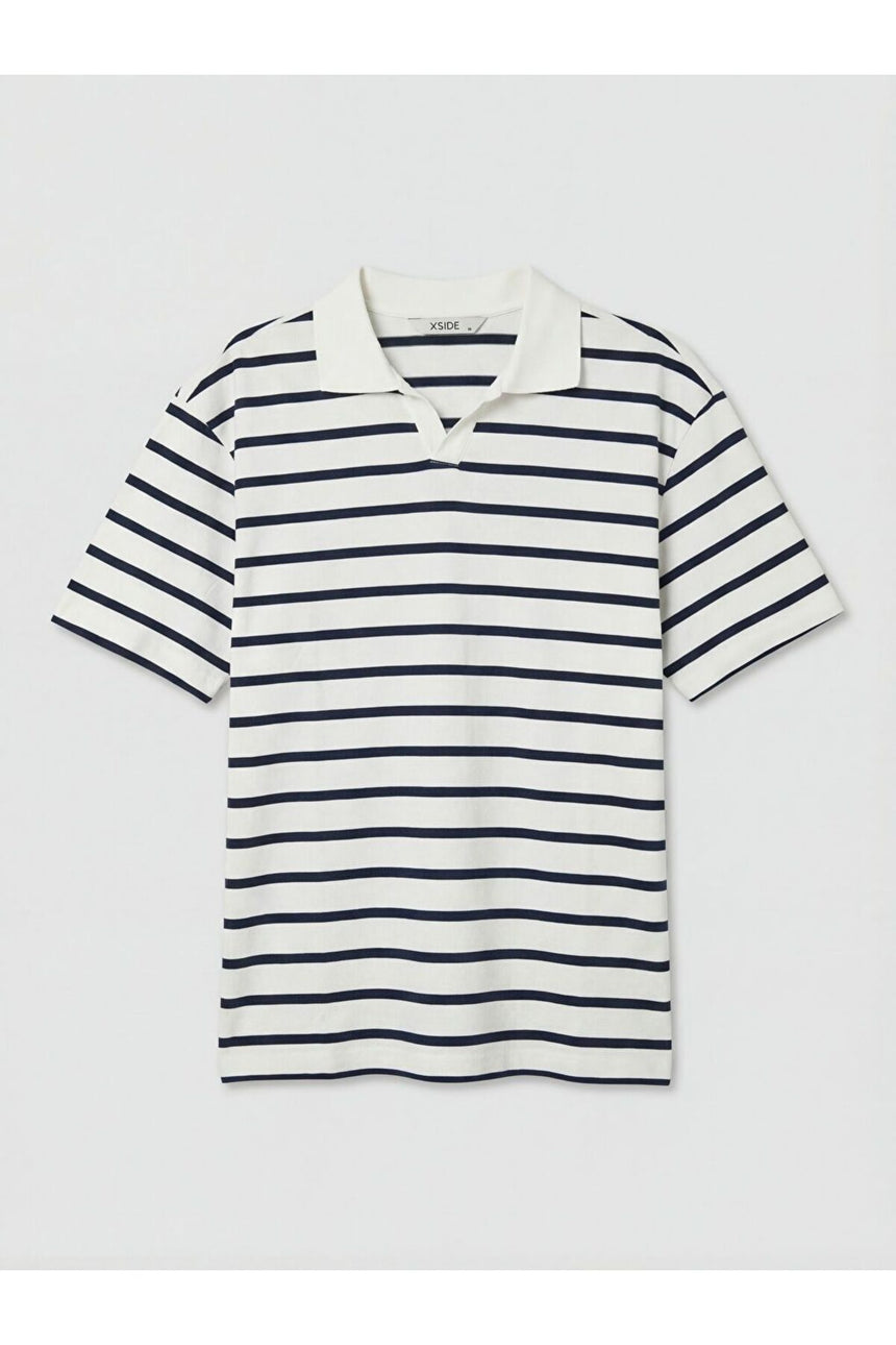 LCW ERKEK S6OJ22C8 KK.TSH,XM-NAUTICAL-POLO - Ekru