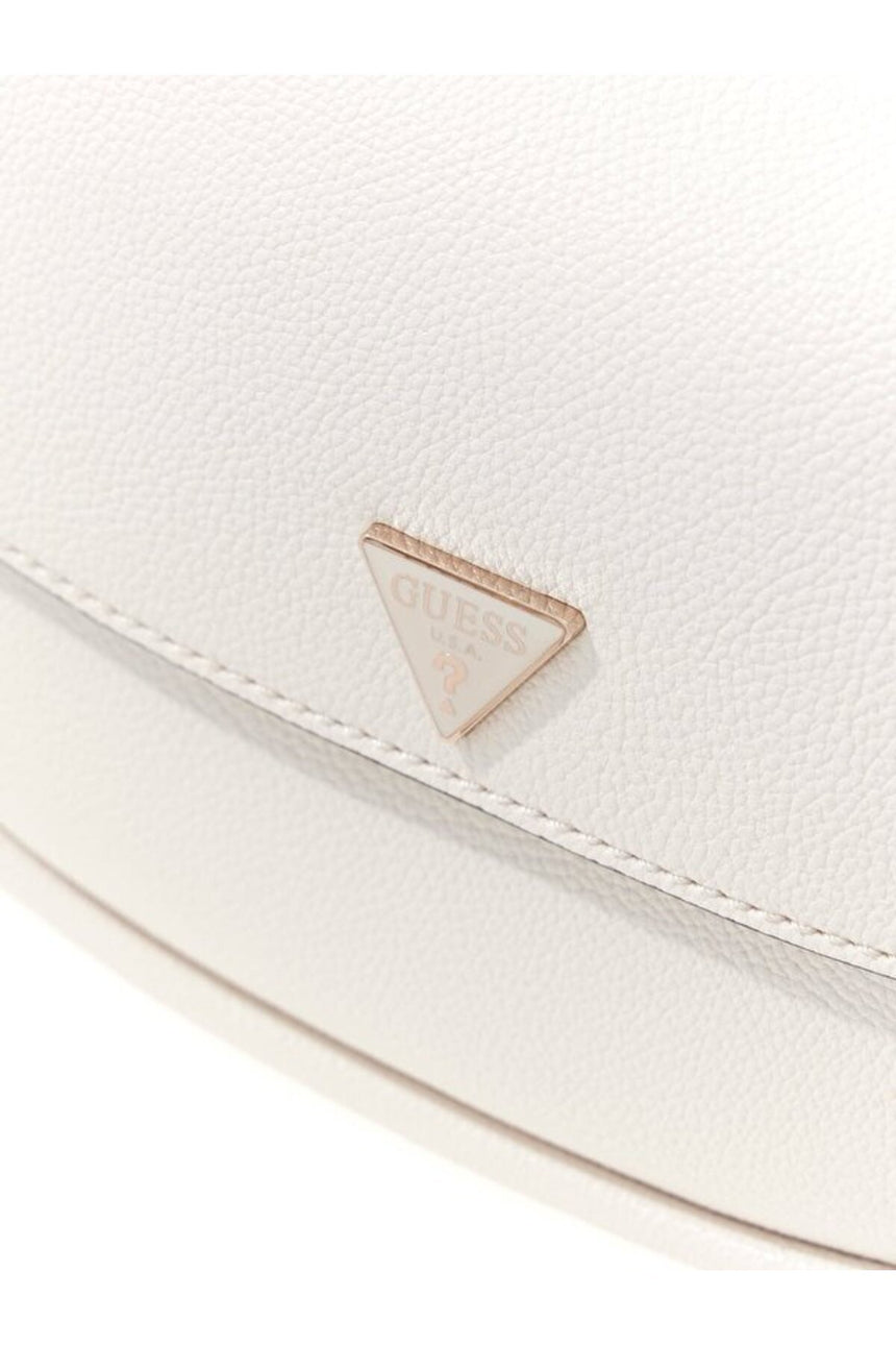 GUESS KADIN DANYA FLAP SHOULDER HWBG9918190 - Kırık Beyaz/ Ekru