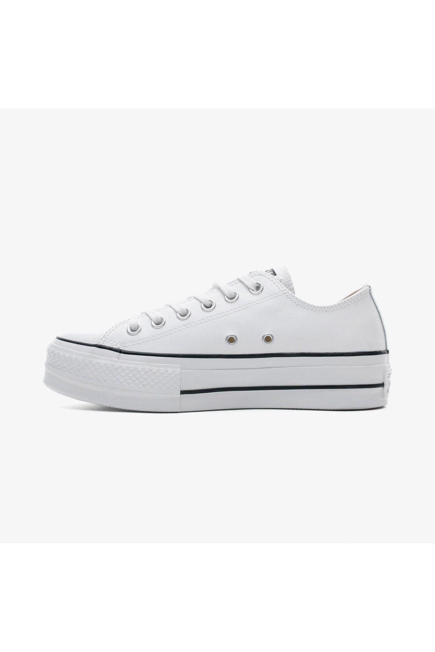 Converse Chuck Taylor All Star Leather Platform 561680C.102 - Beyaz/ Siyah/ Beyaz