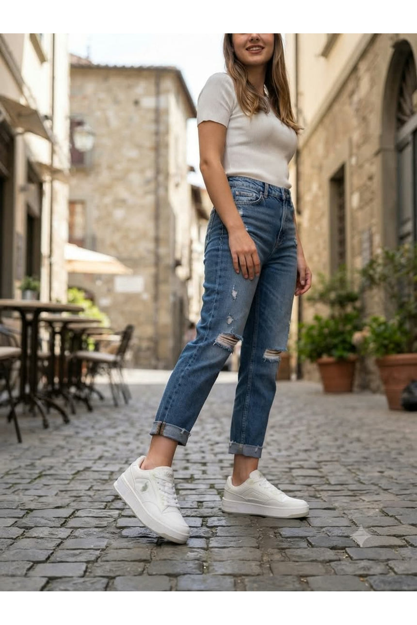 U.S. Polo Assn. Cypher Kadın Sneaker - Beyaz