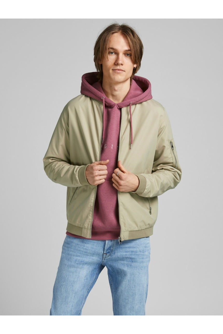 jack&jones jjerush bomber noos 12165203 - Açık Kahverengi