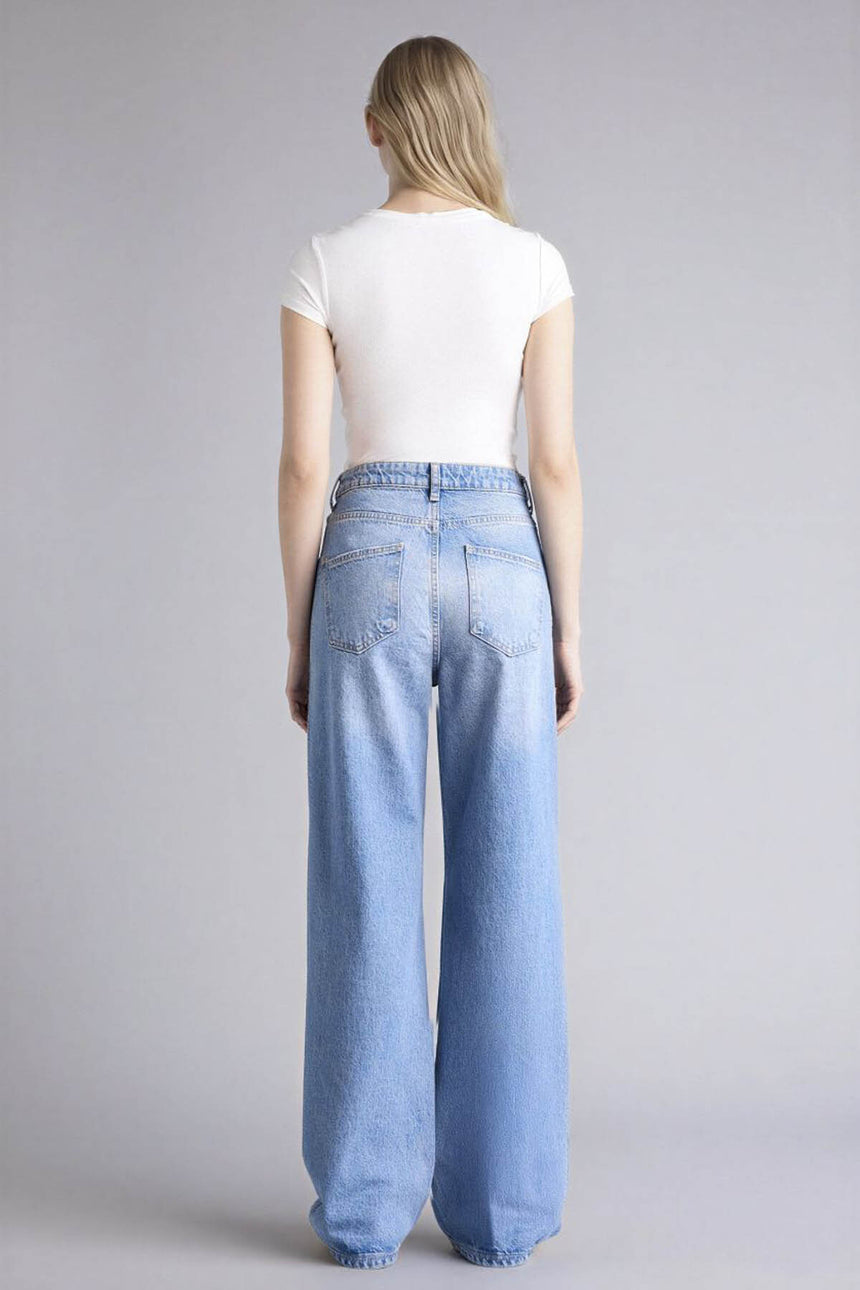 Defacto Kadın Trousers G3542AX - Açık Çivit Mavisi