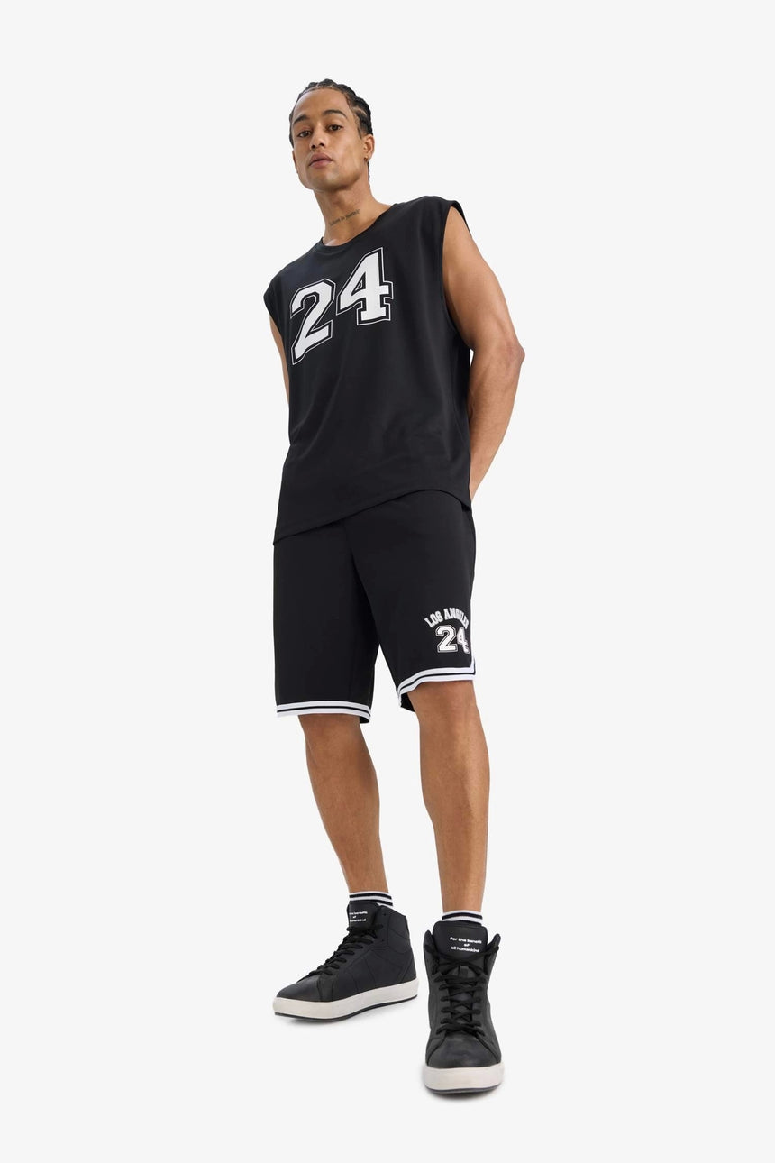 Defacto Erkek Knitted Short A1694Ax - Siyah