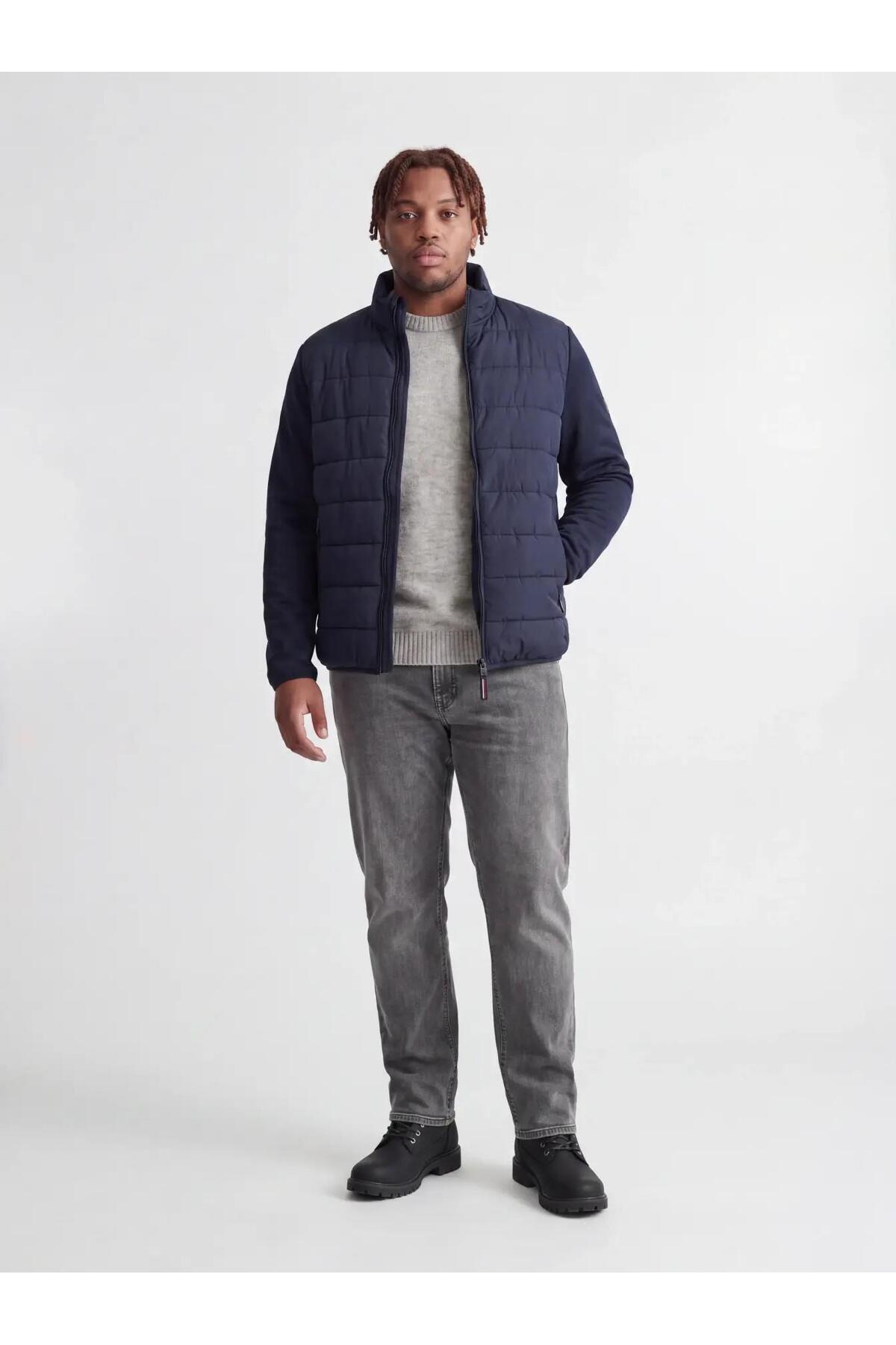 Jack & Jones Tate Erkek Büyük Beden Hibrit Ceket 12299455 - Koyu Mavi