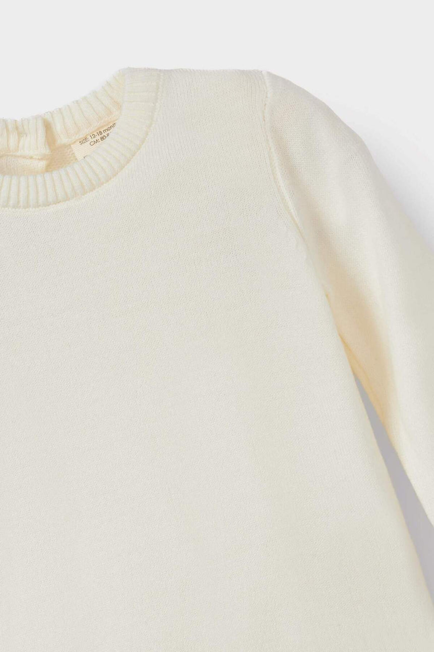 Defacto Çocuk Pullover X8187A2 - Ekru