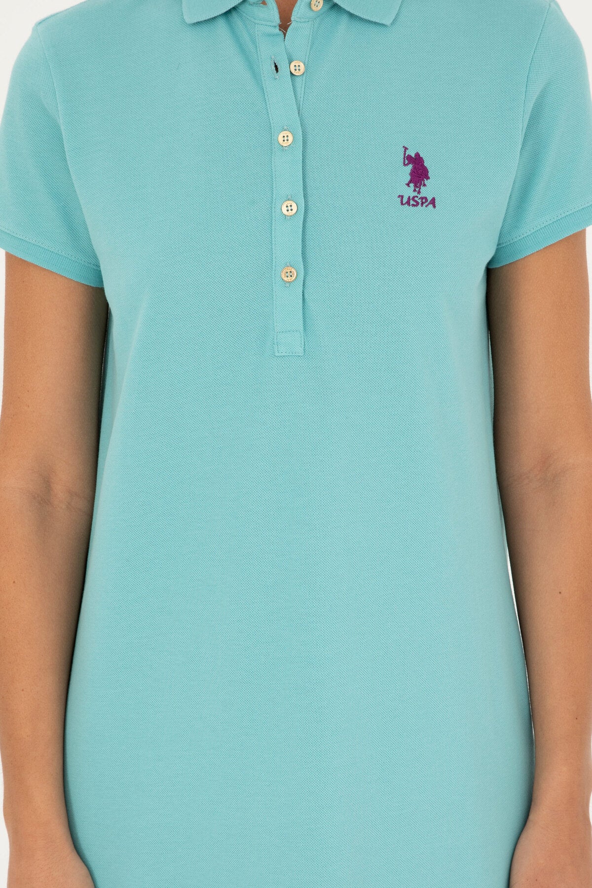 U.S. Polo Assn. Kadın Elbise G082GL075 - Mint Yeşili