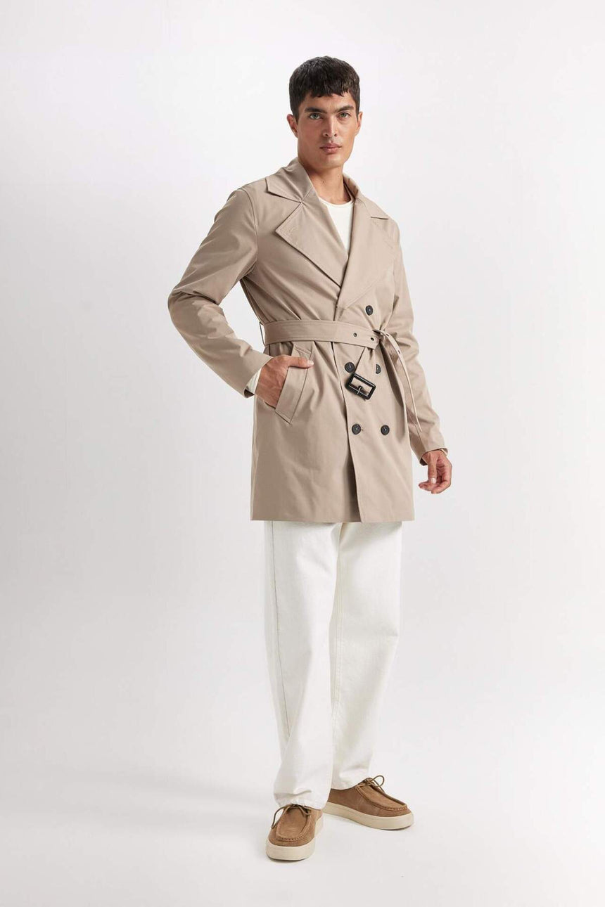 Defacto Erkek Coat/Parka D5528Ax - Açık Kahverengi