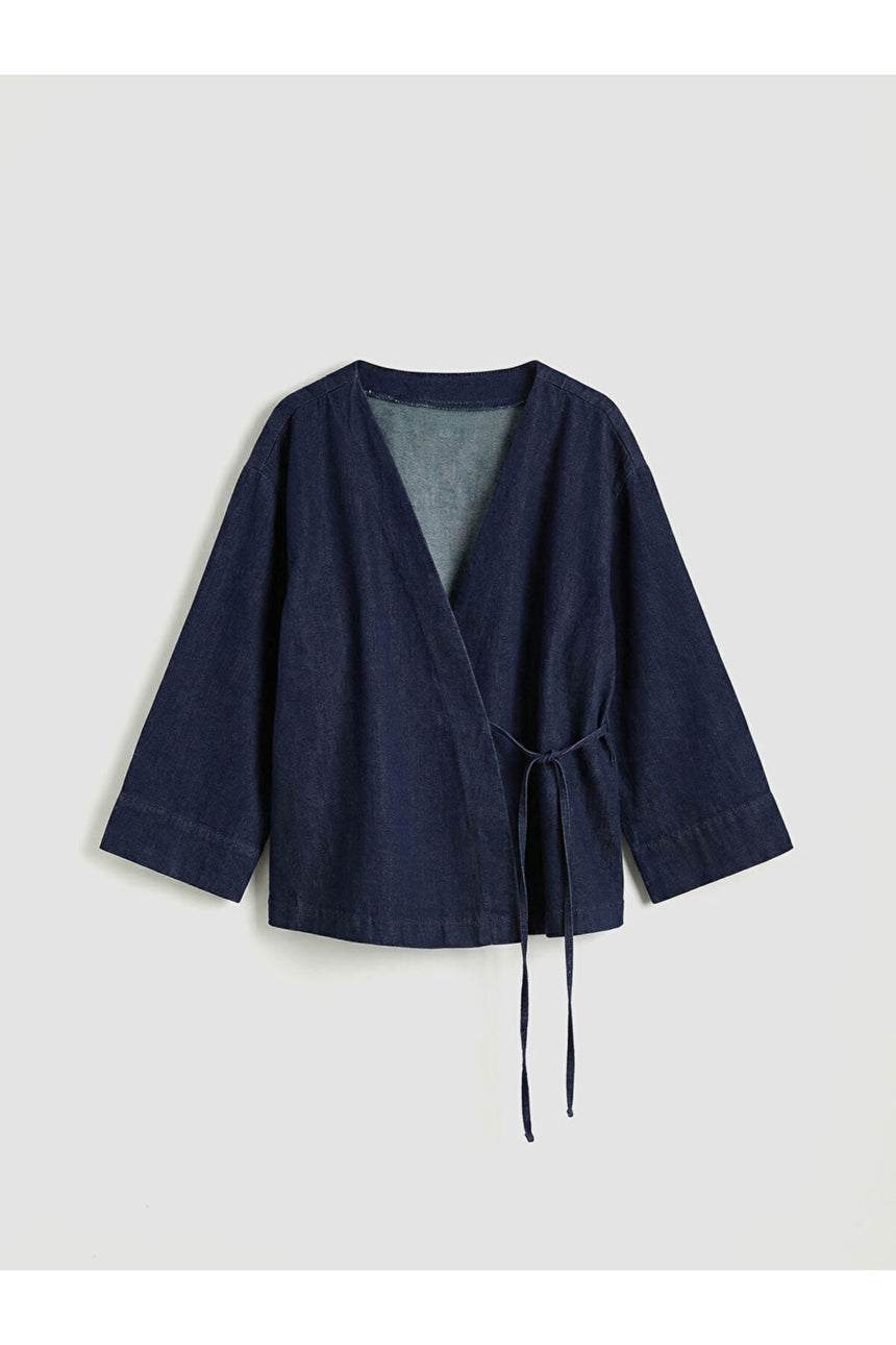 LC Waikiki Kadın Kimono & Kaftan S6KF34B8 - Koyu Mavi