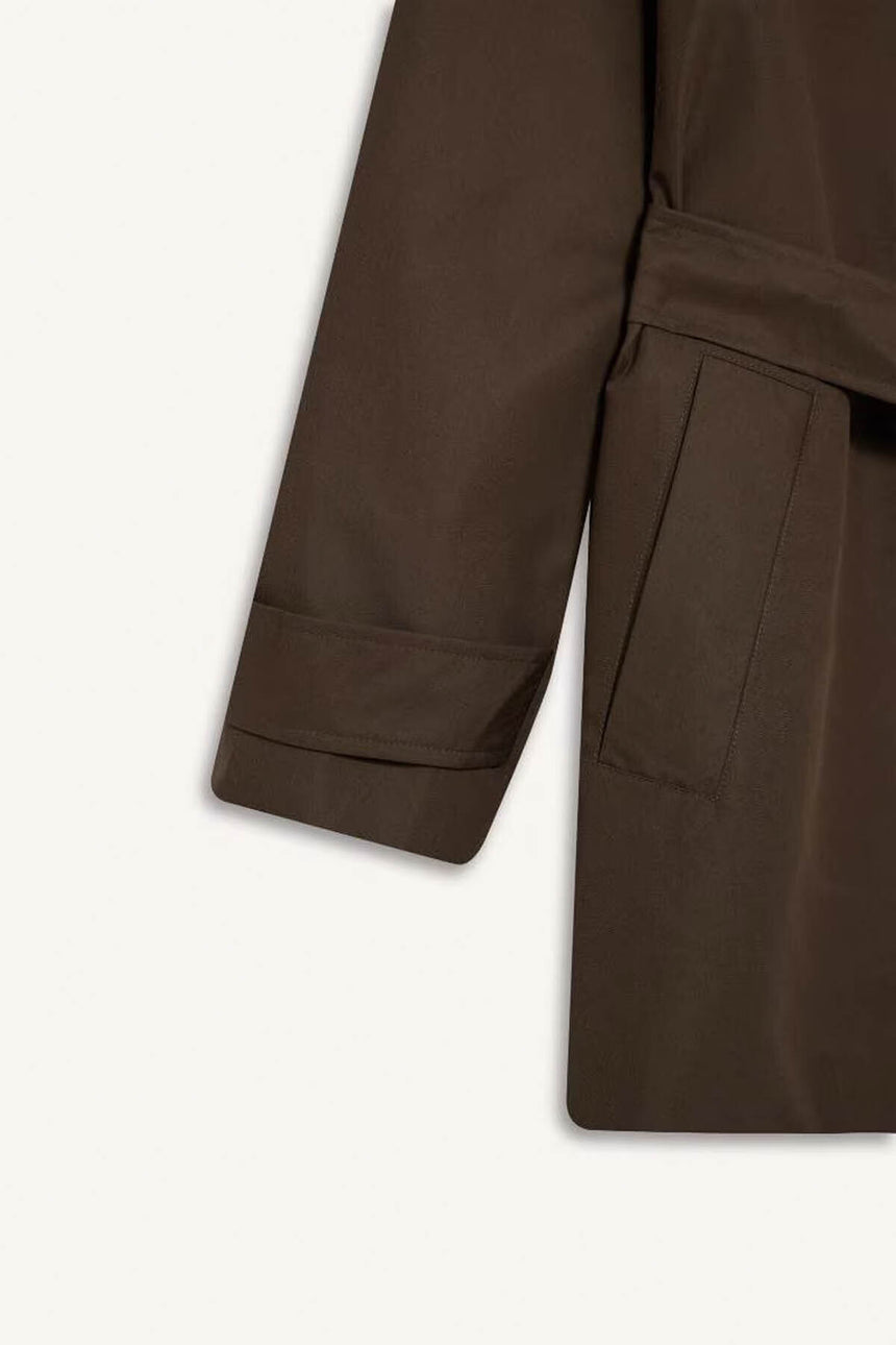 Defacto Kadın Trenchcoat E8582AX - Koyu Yeşil