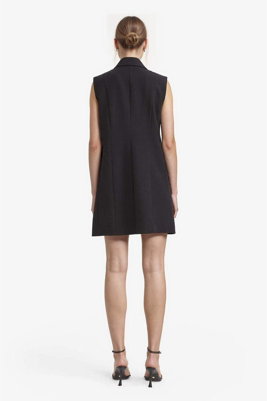 Defacto Kadın Short Sleeve Woven Dress D4186AX - Siyah