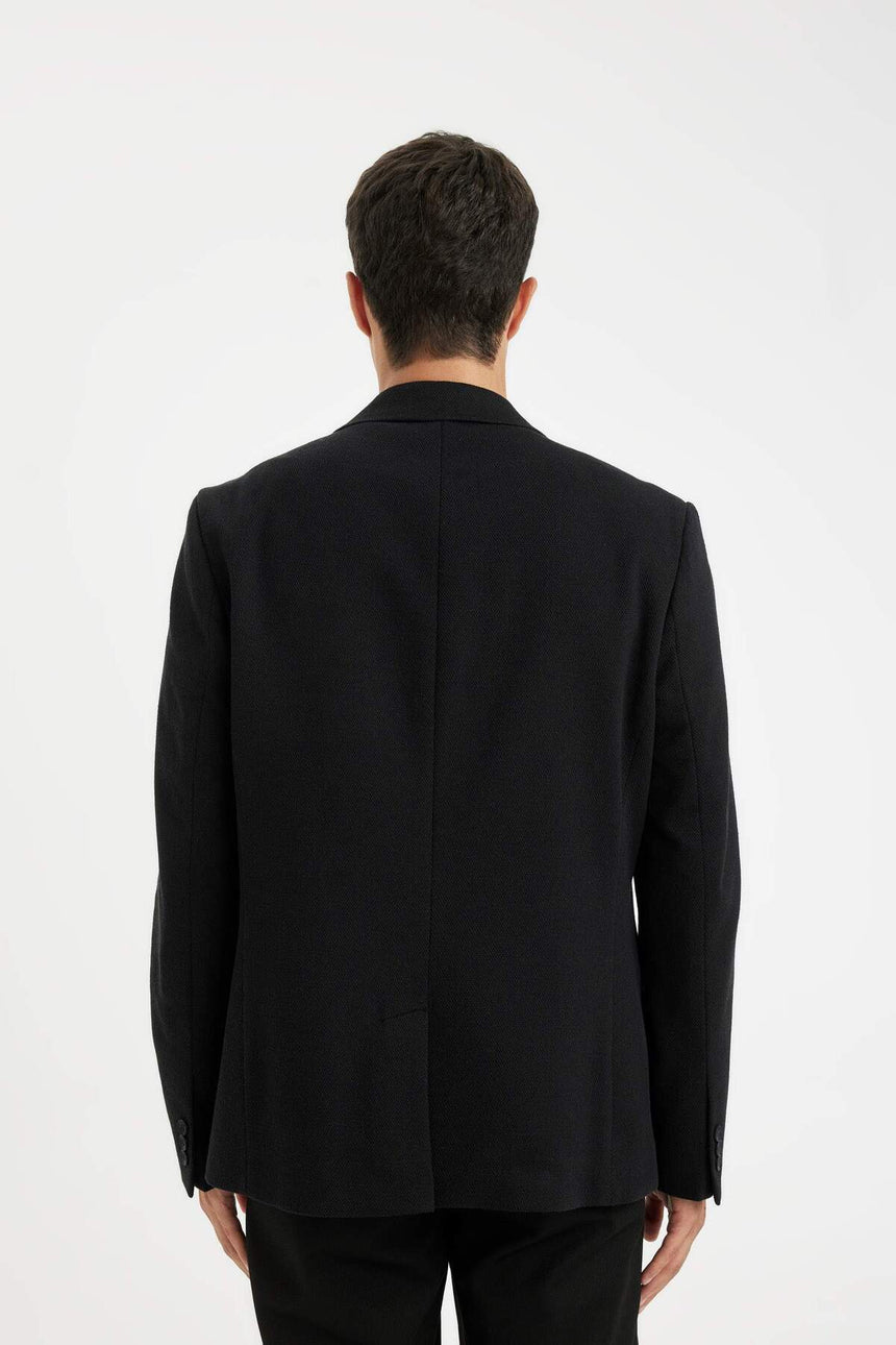 DeFacto N0503AZ Erkek Blazer Ceket - Siyah