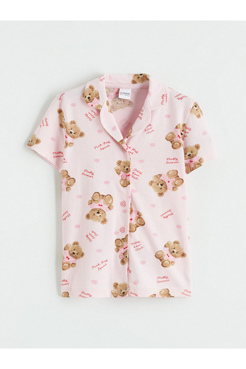 LC Waikiki Çocuk Pijama Takımı S6HE50F1 - Pembe