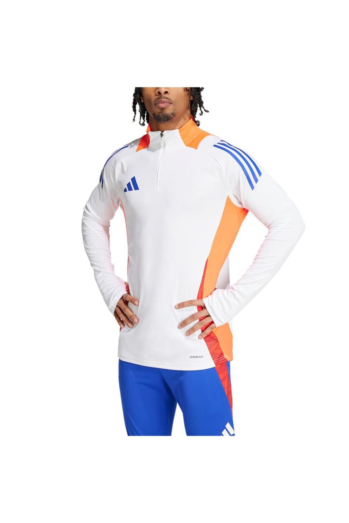adidas Tiro 24 Competition Erkek Antrenman Üstü JF4197 - Beyaz