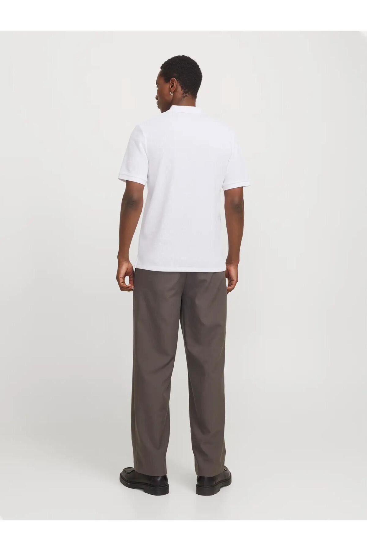Jack & Jones Austin Erkek Polo Yaka T-Shirt 12268130 - Beyaz