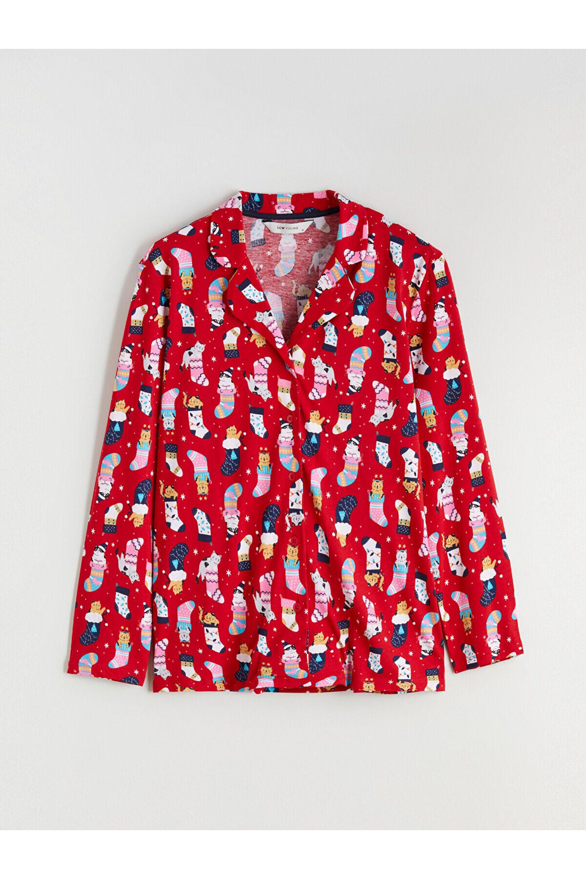 LC Waikiki Kadın Pijama Takımı W5GP81B8 - Kırmızı