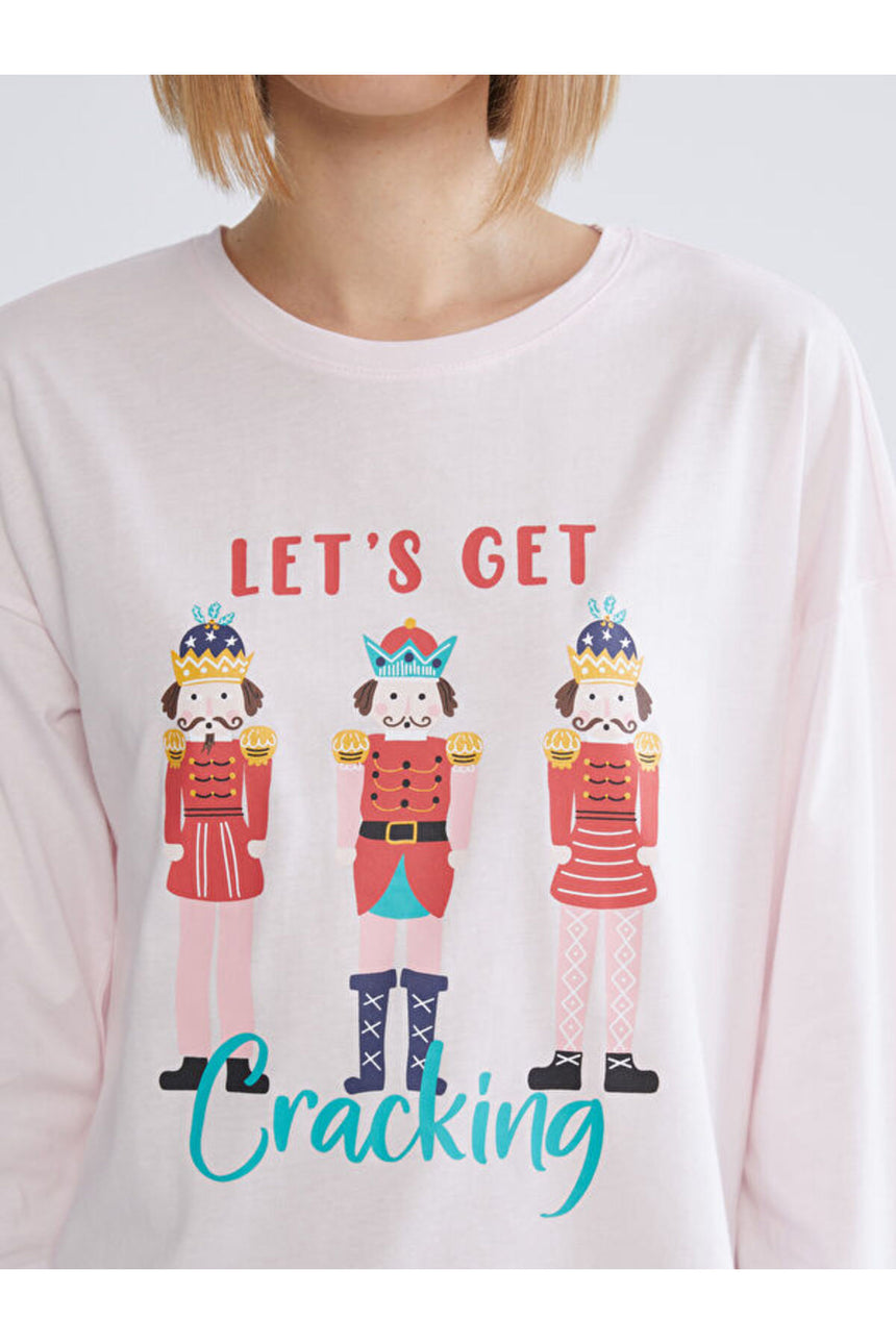 LC Waikiki Kadın Pijama Takımı W5DR02B8 - Koyu Lacivert